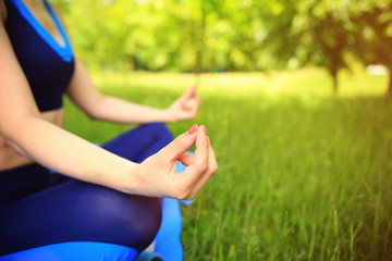 Sunny meditation background
