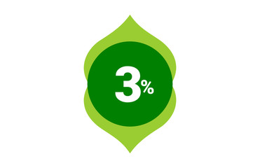 3 percent discount green ramadan kareem ied mubarak al adha al fitr sale