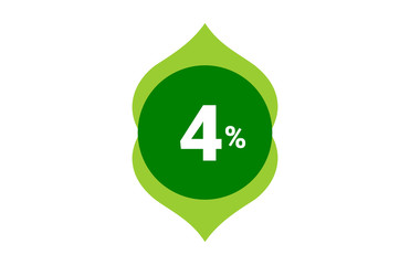 4 percent discount green ramadan kareem ied mubarak al adha al fitr sale