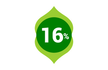 16 percent discount green ramadan kareem ied mubarak al adha al fitr sale