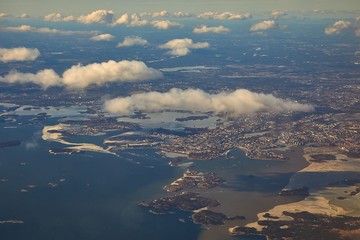 Helsinki aerial view