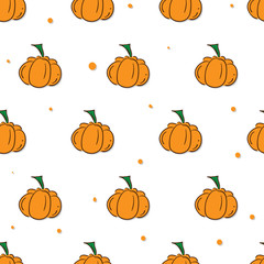 pattern fruit pumpkin background