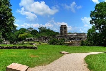 Fototapeta na wymiar Palenque, Chiapas