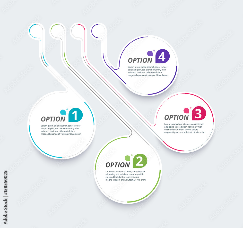 Poster infographic diagram template design simple design. include icon design. vector illustration.