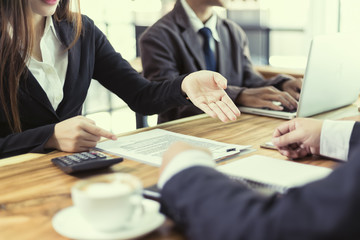 Business people meeting working in office for discussing documents and ideas