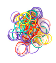 colourful elastic bands