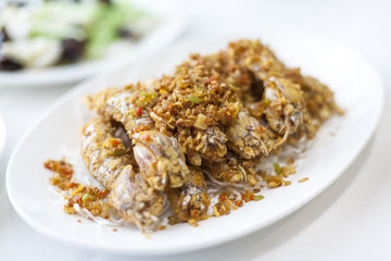 Chinese cuisine pepper mantis shrimp