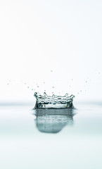 Photo of water splashes and ripples background