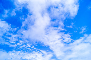 sky, clouds, blue, background, night, nature,  stars, sunset,