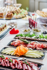 catering banquet table