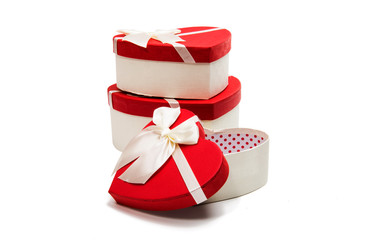 Gift box heart