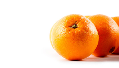 Fresh ripe orange isolated