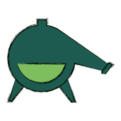 Distillation Flask chemistry icon vector illustration graphic design