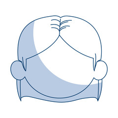 cute face girl smiling young child image vector illustration