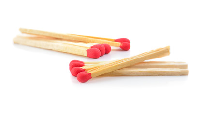 Match isolated on white background.