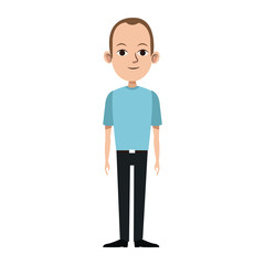 man character male avatar people icon vector illustration