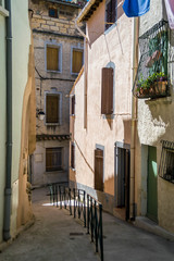 Saint-Gilles du Gard, France, centre ancien.