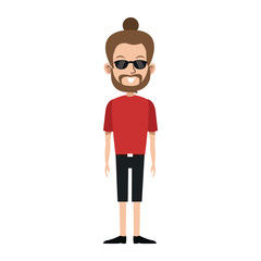 man character male avatar people icon vector illustration