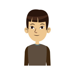 man character male avatar people icon vector illustration
