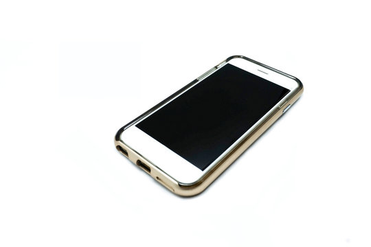 Phone, isolated on a white background.
