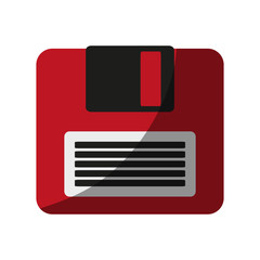 diskette or floppy disk  icon image vector illustration design 