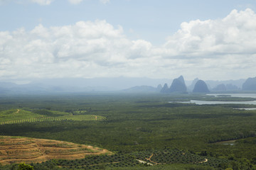 View millions, Samed view point Nang Nok Thailand.