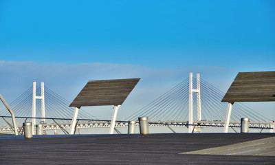 A sight of the observatory at the sunny port