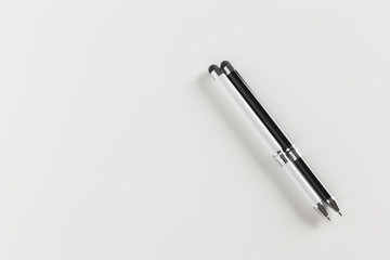 pens isolated on white background