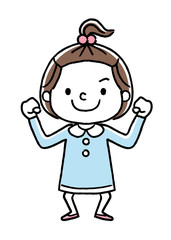 女の子：元気