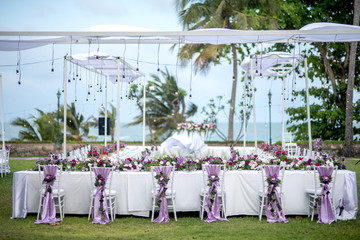 wedding dinner table.