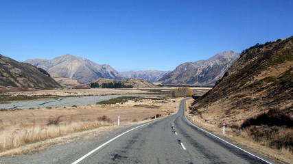 Scenic route of south island in New Zealand is very beautiful scenic drive in the world top list.