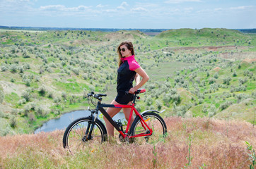 girl on a bicycle