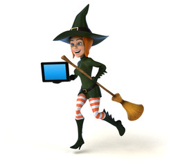 Sexy witch - 3D Illustration