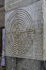 Mysterious maze carved in stone