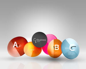 Circle banner template