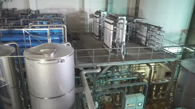 Modern filter system at large beer company