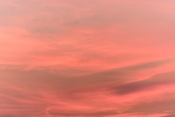 Twilight sky with cloud