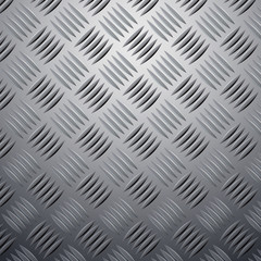 Abstract metal background, corrugated sheet metal, vector illustration