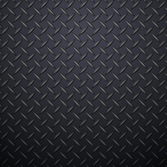 Dark metal background, corrugated sheet metal, vector illustration