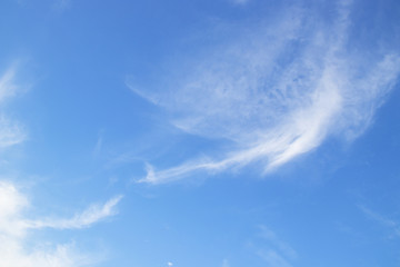 blue sky with cloud