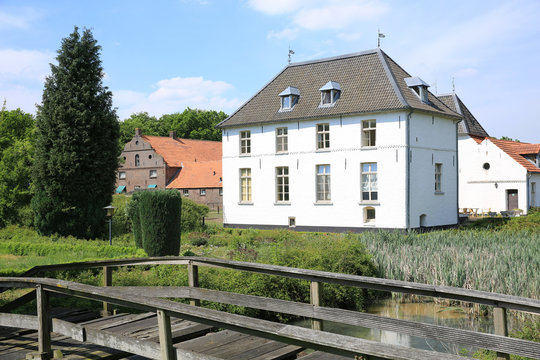 The historic Castle Ooijen in The Netherlands