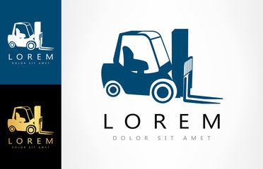 forklift truck logo © Natalia Iachimova