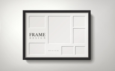 Big blank picture frame