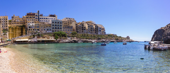 Xlendi Bay.
