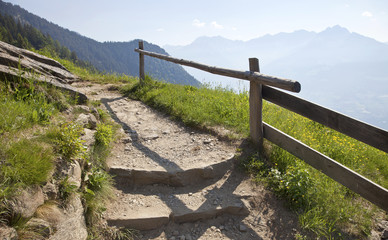 Fototapeta na wymiar Bergwandern in Südtirol
