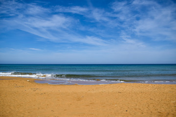 Fototapeta na wymiar Mediterranean beach