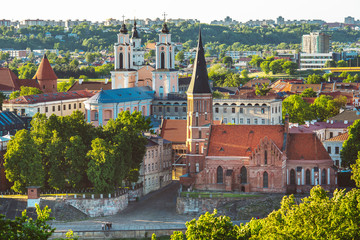 Old town of Kaunas, Lithuania - obrazy, fototapety, plakaty