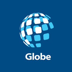 vector logo globe