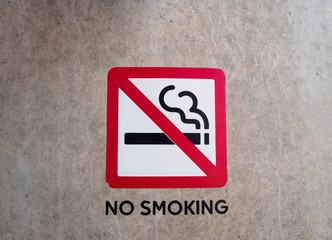 Non smoking sign