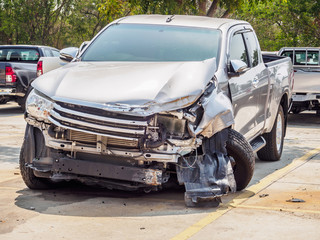 car crash accident background